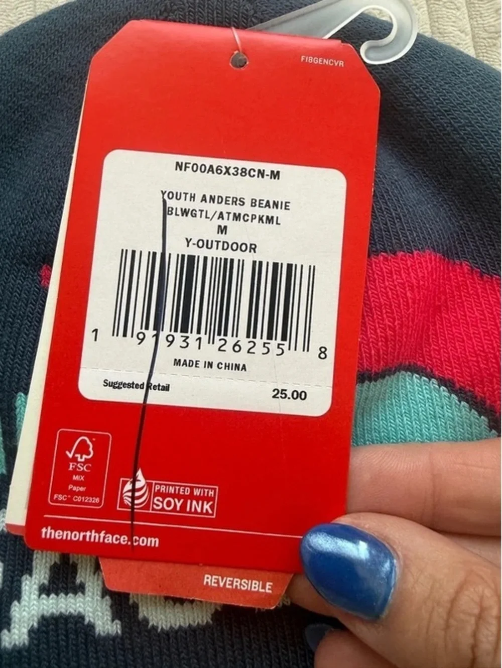 The North Face Youth/Junior Anders Reversible Beanie